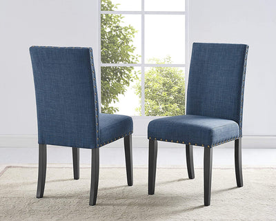 Nailhead Fabric Chair (3 Height Options)