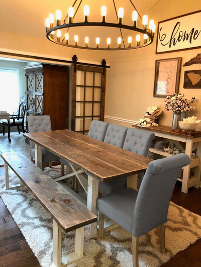 The Reclaimed Pine 6 Piece Dining Set