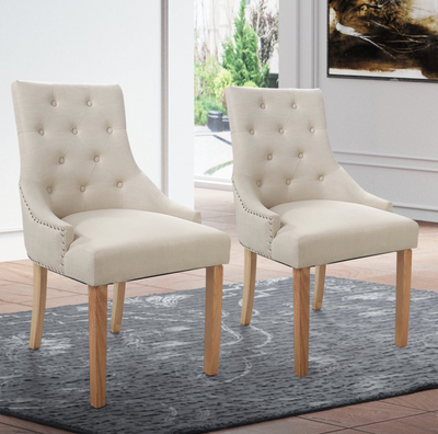 Elegant Tufted Dining/Accent Chair