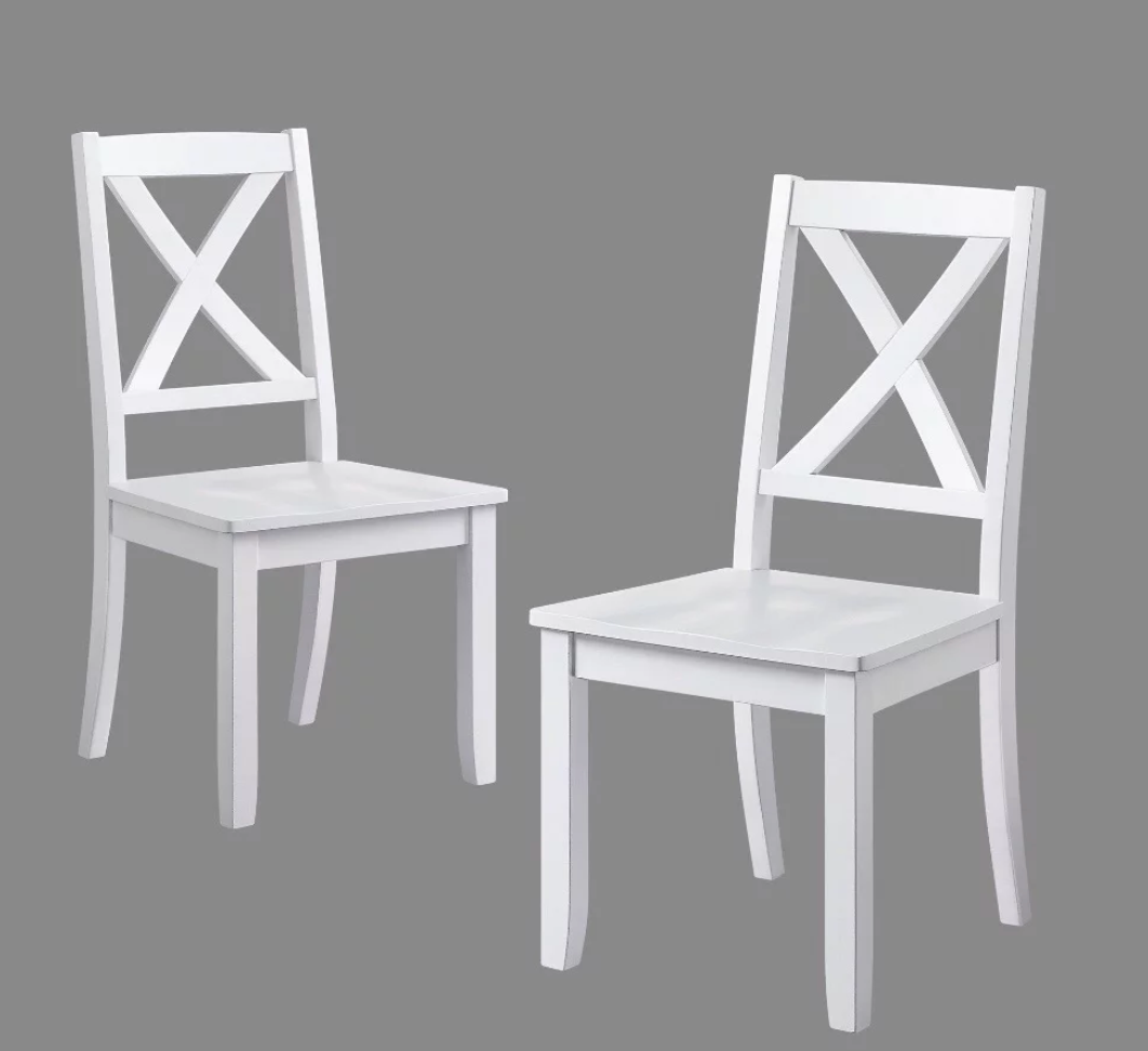 White X-Back Chair